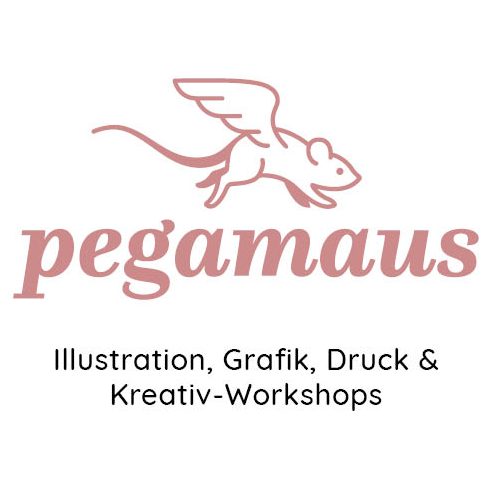 PEGAMAUS Illustration, Grafik, Druck und Kreativ-Workshops Logo